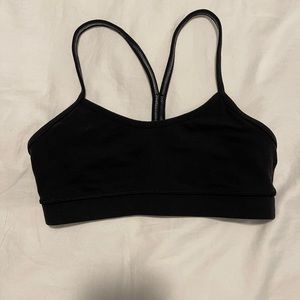 Black Lululemon sports bra size 4